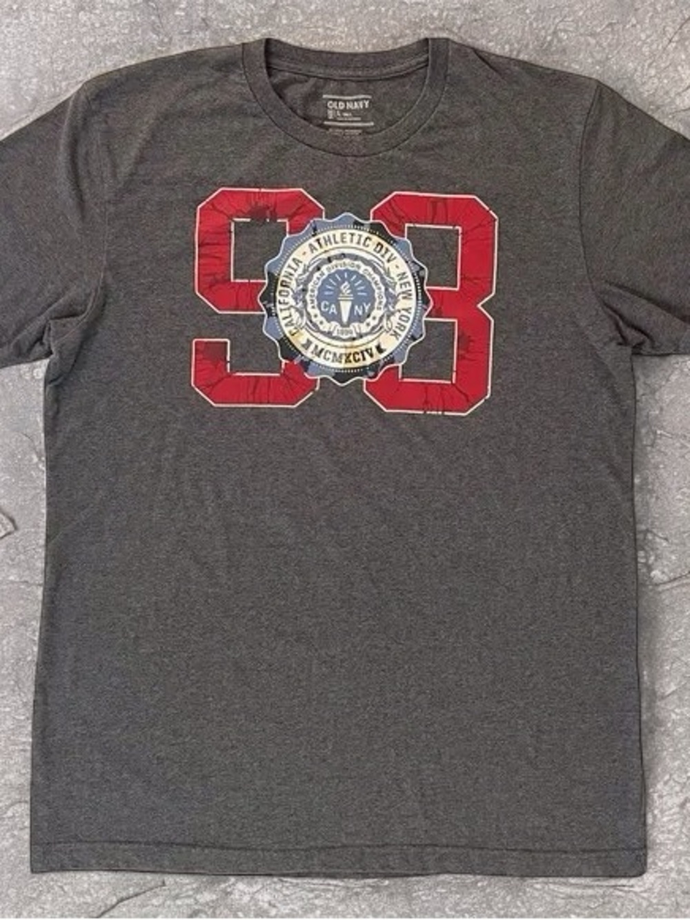 💕Patagonia Men’s Short Sleeve Logo Tee - Black with Multi-Color Stripe